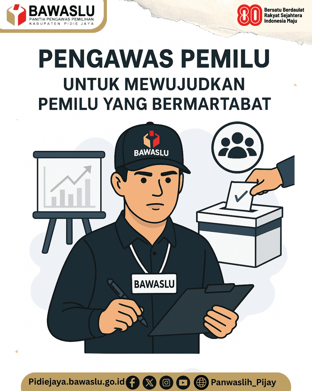 Penguatan kapasitas pengawas pemilu merupakan langkah strategis dalam mewujudkan penyelenggaraan pemilu yang bermartabat.