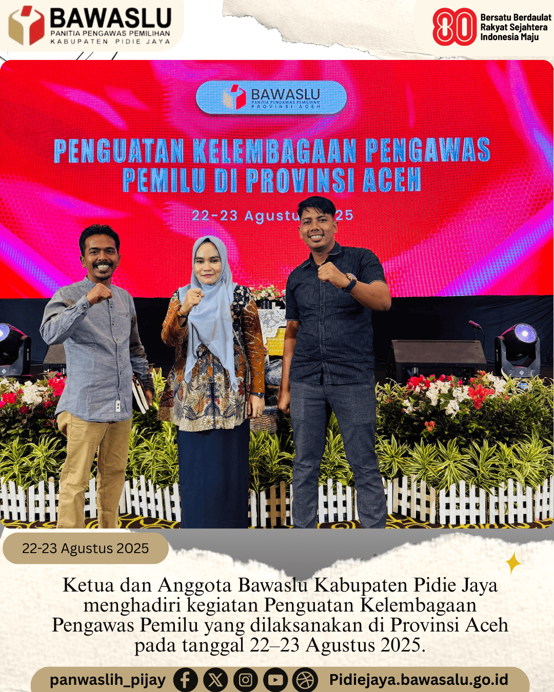 PENGUATAN KELEMBAGAAN PENGAWAS PEMILU DI PROVINSI ACEN