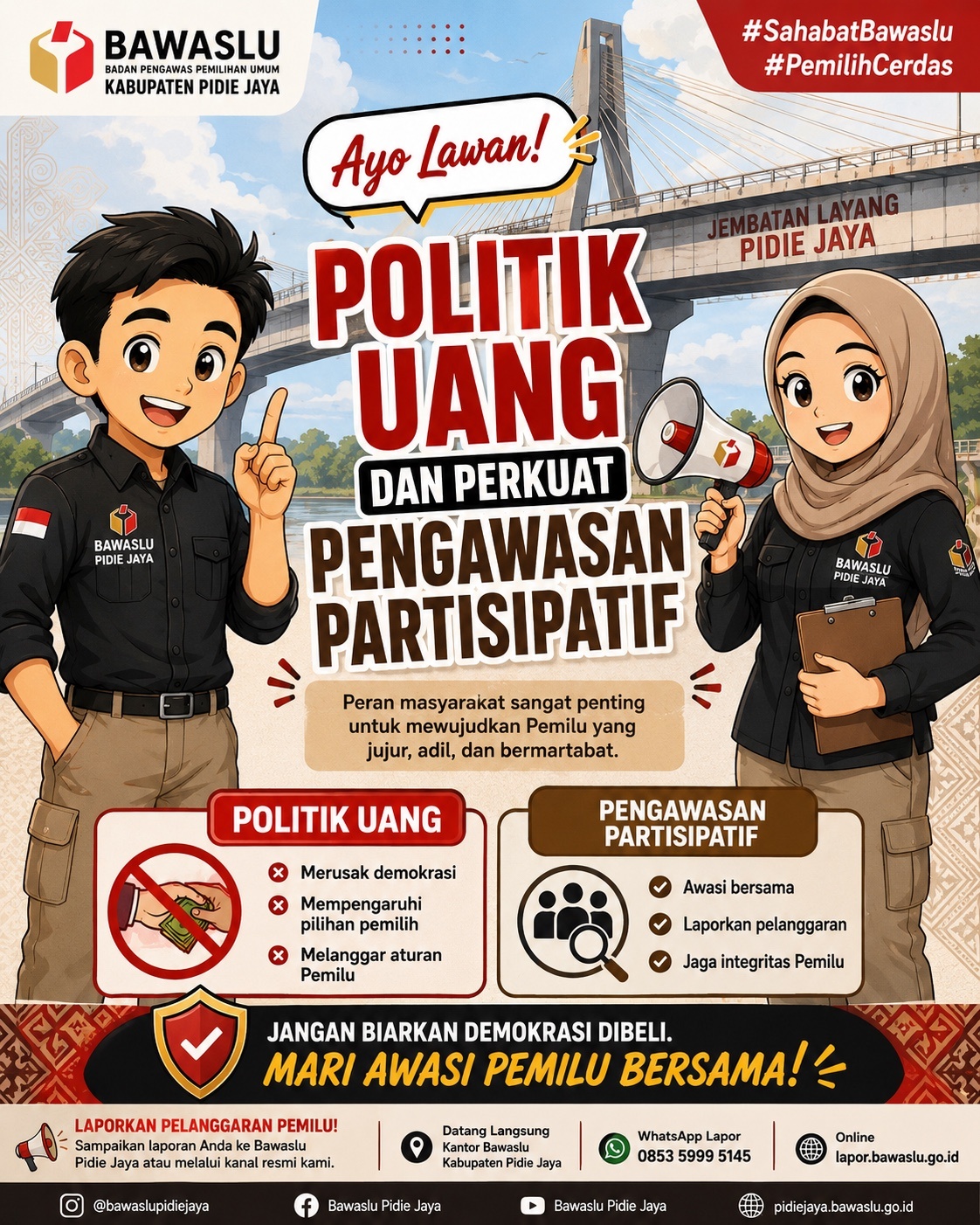 AYO LAWAN POLITIK UANG!