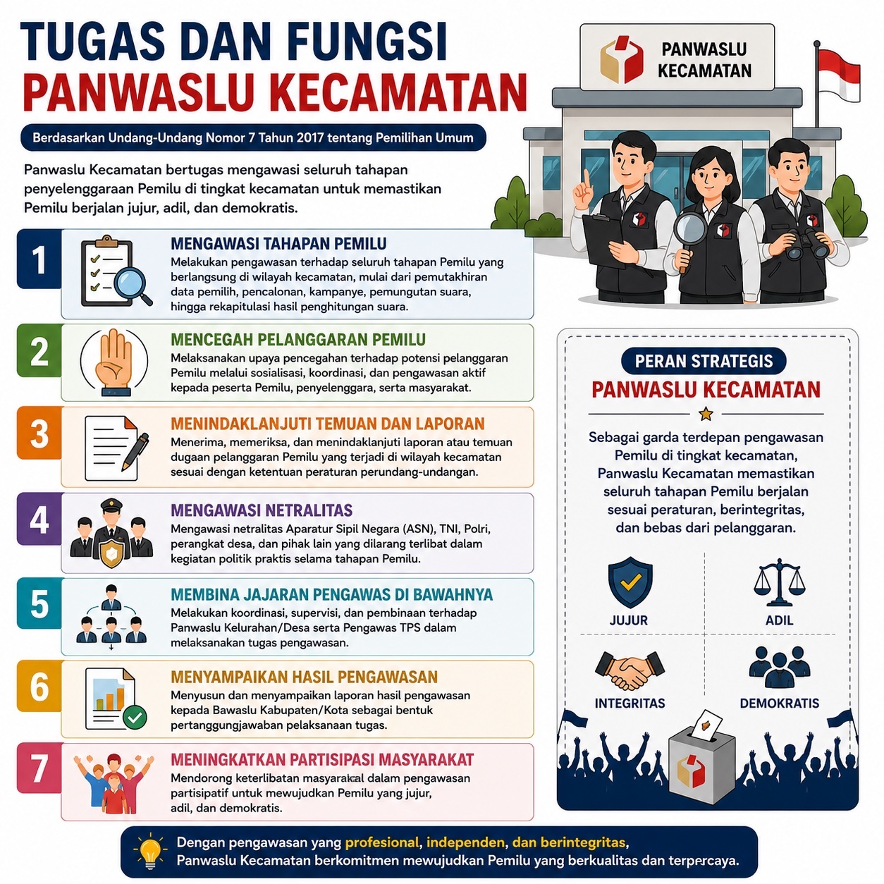 Tugas dan Fungsi Panwaslu Kecamatan