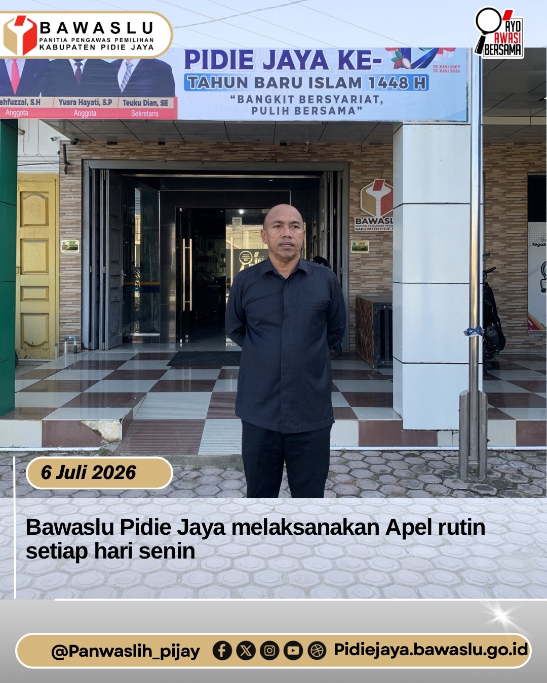 Apel rutin setiap hari senin