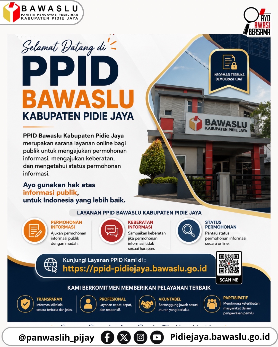 Selamat Datang di PPID Bawaslu Kabupaten Pidie Jaya