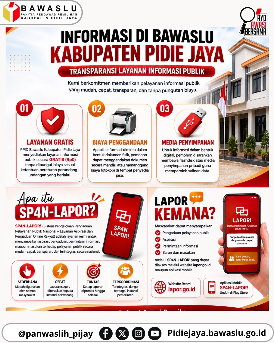 Informasi Publik di Bawaslu Kabupaten Pidie Jaya Transparansi Layanan Informasi Publik