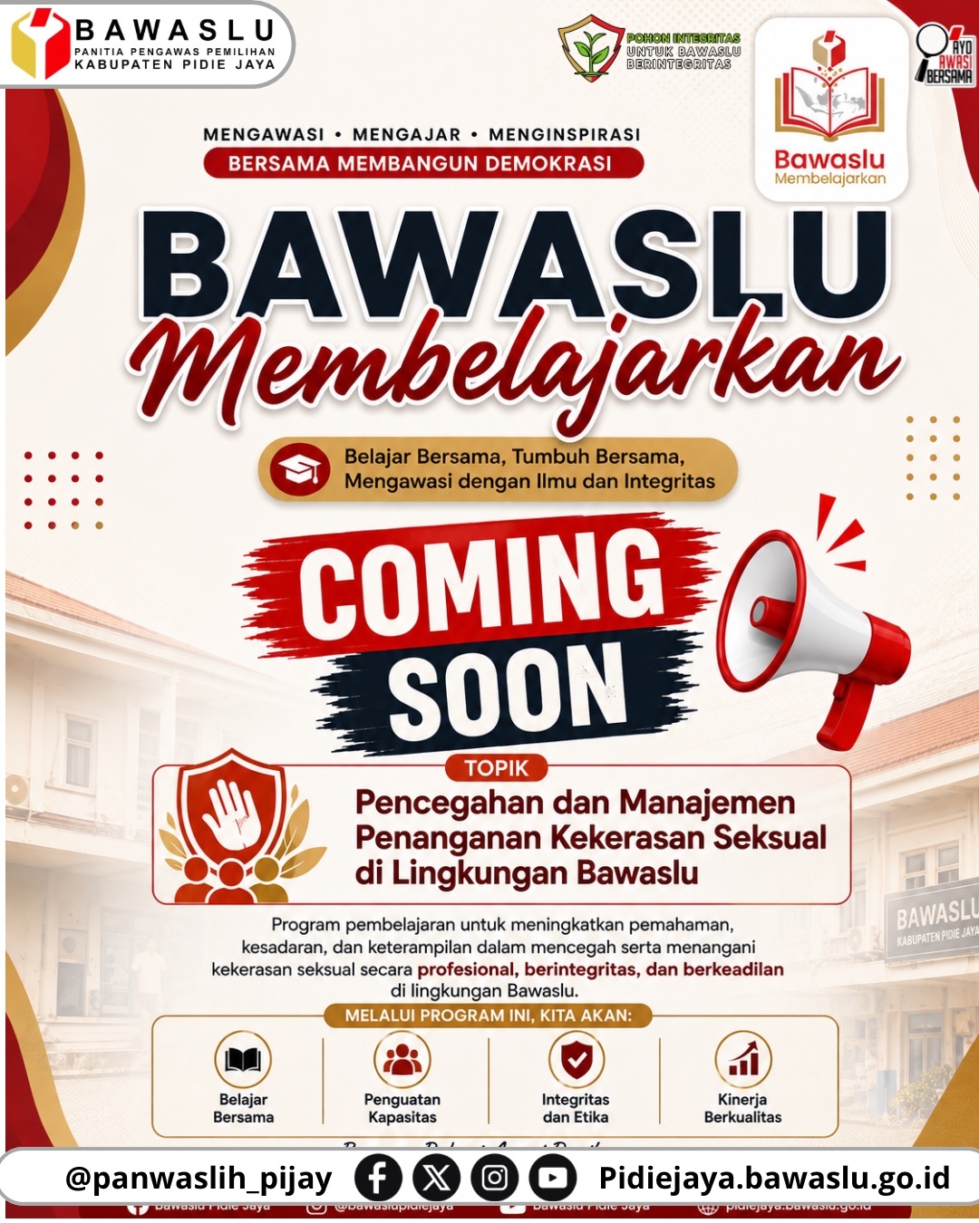 Pencegahan dan Manajemen Penanganan Kekerasan Seksual di Lingkungan Bawaslu
