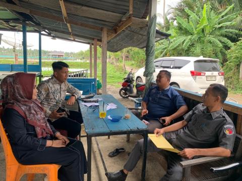 Bawaslu Pidie Jaya Lakukan Uji Petik PDPB Triwulan III, Di Kecamatan Bandar Baru dan Trienggadeng.