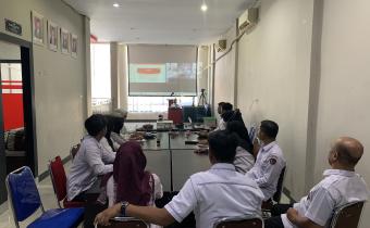 Bawaslu Kabupaten Pidie Jaya mengikuti Rapat Sosialisasi Monev Keterbukaan Informasi Publik Bawaslu Kabupaten/Kota Tahun 2025.