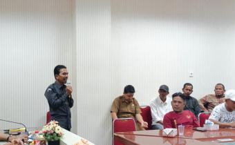 Sosialisasi Tata Cara Pencoblosan pada Pemillihan Keuchik Langsung Tahun 2025 di Kabupaten Pidie Jaya.