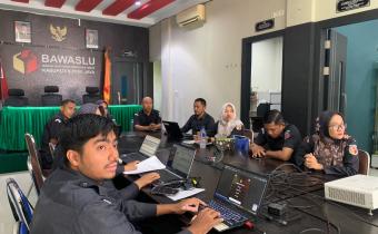Bawaslu Pidie Jaya Gelar Rapat Rencana Tindak Lanjut Hasil Aktualisasi Latsar CPNS