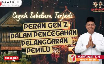 Cegah Sebelum Terjadi, Bawaslu Pidie Jaya Dorong Peran Gen Z dalam Pencegahan Pelanggaran Pemilu.