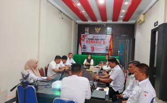 Bawaslu Pidie Jaya Tingkatkan Sinergi Lewat Rapat Koordinasi Penanganan Pelanggaran