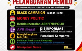 RAGAM BENTUK PELANGGARAN PEMILU