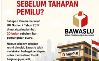 Sebelum Tahapan Pemilu Apa saja tugas Bawaslu?