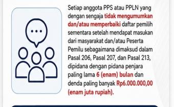 KETENTUAN PIDANA PEMILU Pahami Aturannya, Hindari Pelanggarannya Ayo Awasi Bersama! ⚖️🇮🇩