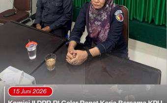 Komisi II DPR RI Gelar Rapat Kerja Bersama KPU RI dan Bawaslu RI Melalui Zoom Meeting Bahas RKA K/L dan RKP Tahun 2027
