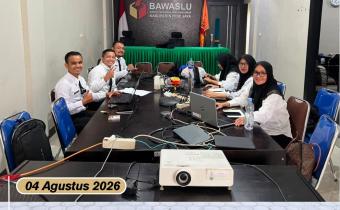 Staf Bawaslu Kabupaten Pidie Jaya Ikuti Orientasi Pegawai Gelombang I yang Diselenggarakan Bawaslu RI
