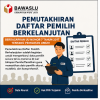 Pemutakhiran Data Pemilih Berdasarkan UU Nomor 7 Tahun 2017